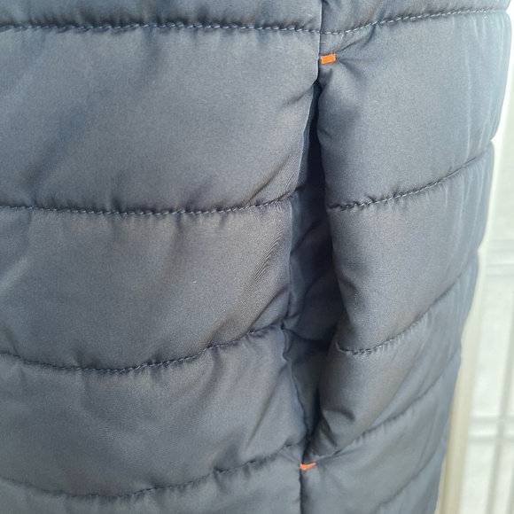 Lands' End Navy/Orange Vest sz 14-16 - Picture 4 of 7